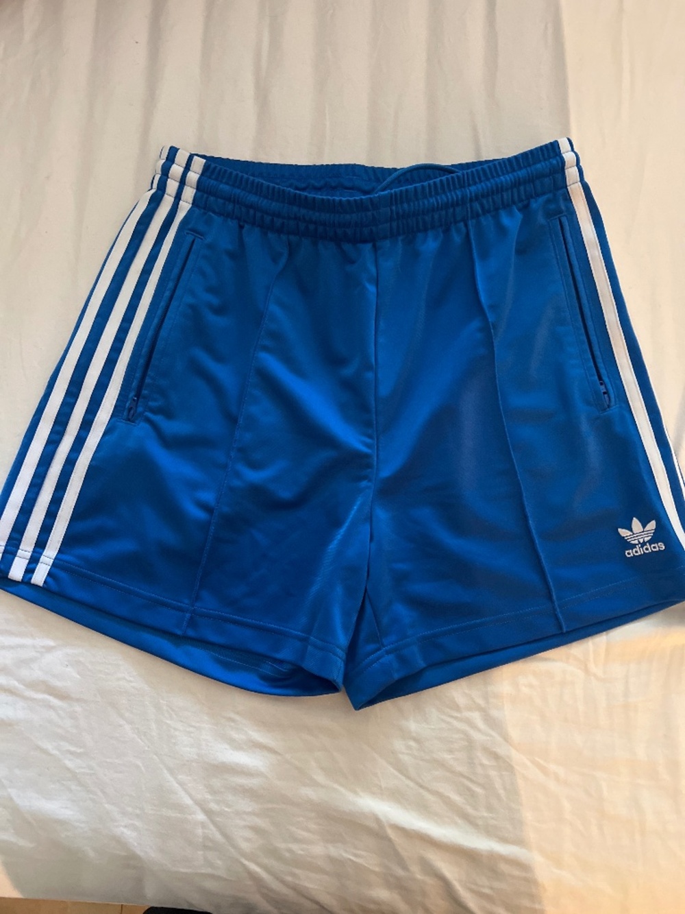 Adidas Blue Shorts – Sporty Chic & On-Trend